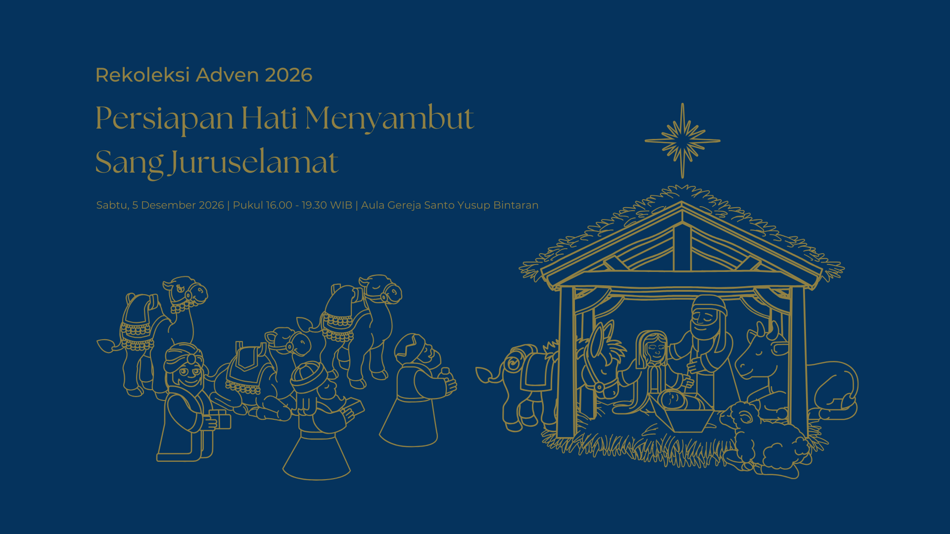 Rekoleksi  Adven 2025 : Persiapan Hati Menyambut Sang Juruselamat